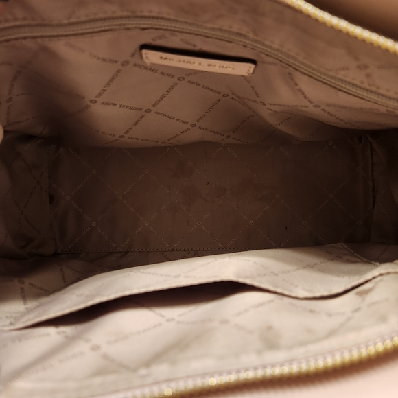 💕Michael Kors Hope Powder Blush Satchel w Adjustable Strap and Matching Wallet - Picture 12 of 16